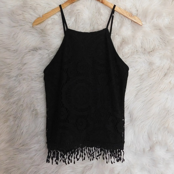 Xhilaration Tops - Lace Halter Top